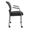 Office Star Products ProGrid Titanium Finish Visitors Chair, Coal 86740R-30 - alternate 4