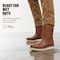 Handpoint Mens 10 in Pull-On Soft Toe Work Boots-Brown Full Grain Leather Safety Boots, 7 86984-D-7 - alternate 6