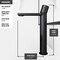 Vigo Gotham Single Handle Single-Hole Bathroom Vessel Faucet in Matte Black VG03029MB - alternate 6