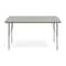 Flash Furniture Wren 48 in x 24 in Adjustable Height Activity Table, Thermal Laminate Top, Short Legs, Light Gray XU-A2448-REC-LTGRY-T-P-GG - alternate 7