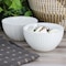 Gibson Elite Earlhart 2 Piece 6 Inch Ribbed Stoneware Cereal Bowl Set in White 750123480M - alternate 4