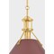 Hudson Valley Lighting Painted No. 2 Pendant in Aged Brass/Distressed Bronze by Mark D. Sikes MDS352L-AGB/DBL - alternate 6