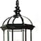 Homeroots Matte Black Cylindrical Lantern Wall Light 398596 - alternate 4