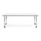 Flash Furniture Commercial Adjustable Height Rectangular Activity Table - Locking Casters-White XU-A3072-REC-WHT-T-P-CAS-GG - alternate 8