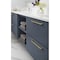 Amerock Blackrock 10-1/16 inch 256mm Center-to-Center Golden Champagne Cabinet Pull BP55283BBZ - alternate 3