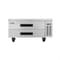 Koolmore 48 in. Commercial Chef Base Refrigerator Storage Cabinet, Pull-Out Drawers, Rolling Caster Wheels KM-BR-482D - alternate 1