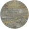 Homeroots 8' Gold And Taupe Round Abstract Washable Indoor Outdoor Area Rug 610434 - alternate 4