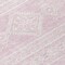 Homeroots 8' Pink And Ivory Round Southwestern Washable Indoor Outdoor Area Rug 593704 - alternate 5