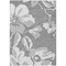 Homeroots 10' X 14' Gray And Silver Floral Washable Indoor Outdoor Area Rug 589541 - alternate 5