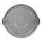 Rubbermaid Commercial 32 Gal Trash Can Lid, Gray, Plastic, 22.25 in W/Dia FG263100GRAY - alternate 6