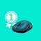 Logitech M185 Wrls Mouse Blue Black 910003636 - alternate 4