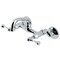 Kingston Brass Double-Handle Wall Mount Bar Faucet, Polished Chrome KS312C - alternate 1