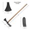 Kings County Tools Cutter Mattock Digging Tool 42 in Garden Hoe & Hand Pick Splitting Hatchet Tools GW54A03-06 - alternate 7