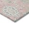 Homeroots 8' X 10' Pink Ivory And Gray Damask Washable Indoor Outdoor Area Rug 599445 - alternate 7