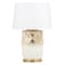Homeroots 22" White and Gold Mercury Glass Table Lamp With White Cone Shade 528690 - alternate 7