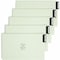 Smead 100 Recycled Filing Guides with Vertical ExtraWide Blank Tab, Gray, 25PK SMD63276 - alternate 1