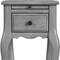 Homeroots 25" Gray Solid And Manufactured Wood Rectangular End Table With Drawer 488956 - alternate 6