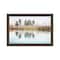 Homeroots Lake Reflections Black Framed Print Wall Art 529631 - alternate 2