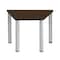 Regency Learning School Desk, 36 in W X Wood, Metal, Neo Walnut / Chrome TSD36231918NWBPCM - alternate 5