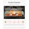 Vevor Commercial Food Warmer Glass Cover 1500W Bain Marie with Three Food Pans M-2213 - alternate 4