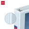 Deli Std Duty View Binder 0.5in, Letter, D-Ring, PVC-Free, White, 12PK CF566-WH - alternate 2