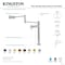Kingston Brass Deck Mount Pot Filler Faucet with Knurled Handle, Antique Brass KS4703RKZ - alternate 4