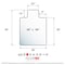 Floortex Advantagemat Black Vinyl Lipped Chair Mat for Carpets - 36in x 48in NRCMFLVG0088 - alternate 5