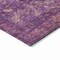 Homeroots 5' X 8' Eggplant Medallion Washable Indoor Outdoor Area Rug 608011 - alternate 7
