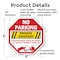 Signmission No Parking Private Driveway Unautho, 6 Inch X 6 Inch, Plastic Sign OC-P-6-86 - alternate 5