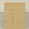 Homeroots 3' X 5' Gold Black And Beige Striped Washable Indoor Outdoor Area Rug 597217 - alternate 7
