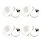 Bulbrite 9w 60w Equivelant 4 in. Downlight w/Gimball LED Light Bulb Medium Base (E26) White Round 2700K, 4PK 861496 - alternate 1
