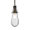 Besa Lighting Wish Cord Pendant, Clear, Bronze Finish, 1x3W LED Edison 1JT-WISHCL-EDIL-BR - alternate 1