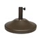 Us Weight 30 lbs. Fillable Round Bronze Umbrella Base for Patio Table FUB30BZE - alternate 1