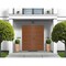 Vdomdoors Front Exterior Prehung Metal-Plastic Double Doors / MANUX 8111 Walnut / Office Commercial and Resid MANUX8111DEXD-WLN-RH-W72xH80 - alternate 2
