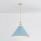 Hudson Valley Lighting Painted No. 2 Pendant in Aged Brass/Blue Bird by Mark D. Sikes MDS352L-AGB/BB - alternate 5