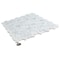 Apollo Tile White 11x13 Bianco Carrara Marble Polished Floor and Wall Mosaic Tile 4.85 sqft/case, 5PK APLDC88G12A - alternate 6