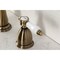 Kingston Brass Double-Handle Widespread Kitchen Faucet, Antique Brass KB1793BPLLS - alternate 4