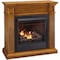 Duluth Forge Dual Fuel Ventless Gas Fireplace W/ Jefferson Series Mantel, 32,000 BTU, Medium Maple Finish FDI32R-J-MM - alternate 1