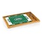 Picnic Time Family Of Brands NFL New York Jets - Football Field - Icon Glass Top Cutting Board & Knife Set 910-00-505-224-2 - alternate 2