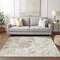 Homeroots 9' X 12' Taupe And Ivory Abstract Washable Indoor Outdoor Area Rug 614315 - alternate 5