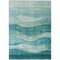Homeroots 10' X 14' Teal Blue And Aqua Abstract Washable Indoor Outdoor Area Rug 605000 - alternate 4