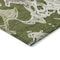 Homeroots 8' X 10' Olive Green And Ivory Abstract Washable Indoor Outdoor Area Rug 600117 - alternate 4