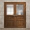 Sartodoors Interior Solid French Double Doors 84 x 96 inches, Ego 5011 Cognac Oak Veneer, Wood Interior Solid EGO5011DD-DKO-8496 - alternate 2