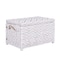 Happimess Jacob 31.5in Hand-Woven Wicker Storage Trunk, Distressed White HPM9003E - alternate 7