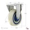Richelieu Industrial Polyamide Rubber Caster, Fixed, with Plate, Blue, Beige F24806 - alternate 5