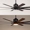 Jonathan Y Octo 66" 1-Light Contemporary Industrial Iron/Plastic Mobile-App/Remote-Controlled 6-Speed Ceiling F JYL9713A - alternate 14