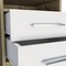Homeroots 20" White Wood Two Drawer Nightstand 543669 - alternate 6