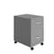 Space Solutions 14.25 in W 2 Drawer Mobile Vertical File Cabinet W/ Accessory Drawer, Arctic Silver 25938 - alternate 1