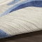 Homeroots 8' Blue and Gray Round Floral Indoor Outdoor Area Rug 527641 - alternate 5