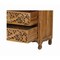 Homeroots 35" Brown Carved Floral Solid Wood Six Drawer Dresser 720638 - alternate 4